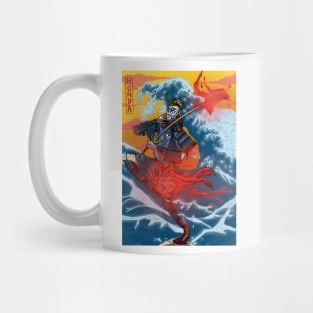 Samurai Blue Mug